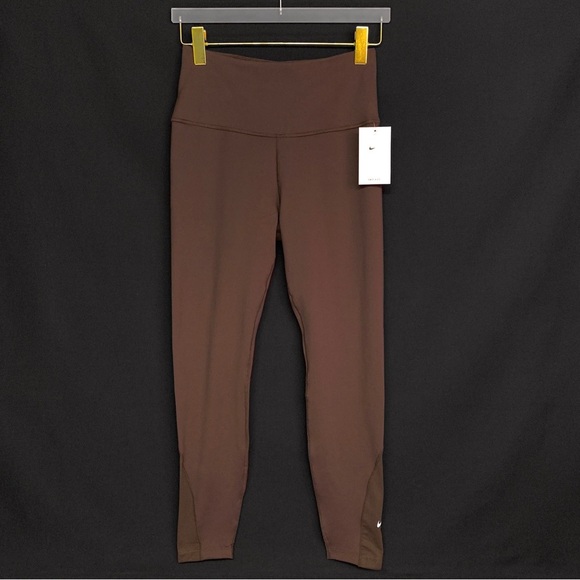 NIKE One — High Waist 7/8 Length Leggings w/ Contoured Mesh Panels MEDIUM - NWT - Picture 7 of 13